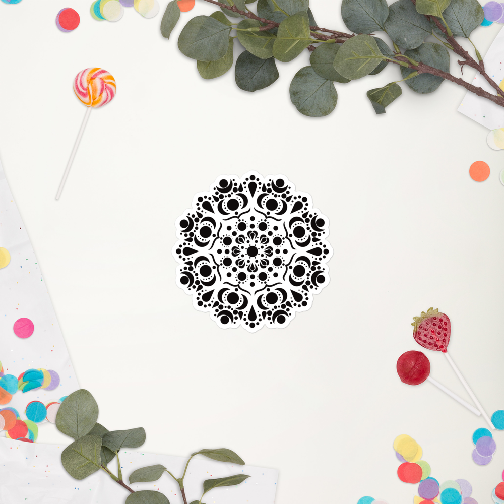 Black Mandala Stickers