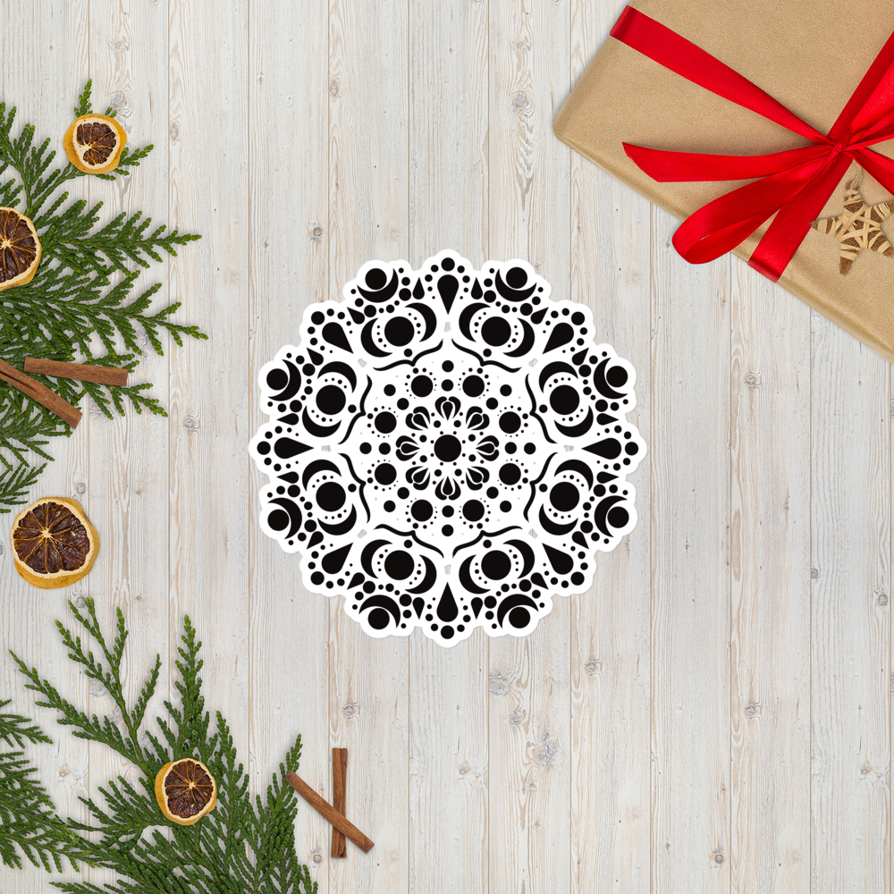 Black Mandala Stickers